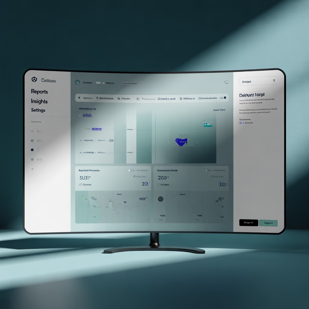 Dashboard and analytics interface